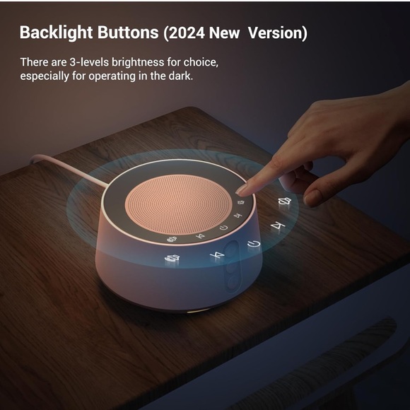 Other - White Noise Sound Machine 14 Soothing Sounds 10 Levels Night Light Nursery